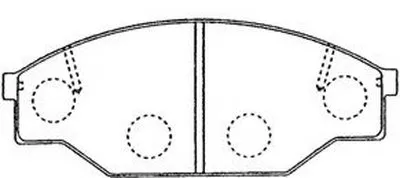 Комплект тормозных колодок, дисковый тормоз Premium Advics AISIN купить