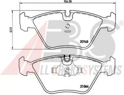 Комплект тормозных колодок, дисковый тормоз SPORTLINE A.B.S. купить