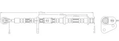 Тормозной шланг REMKAFLEX купить