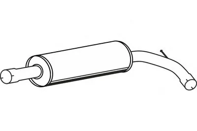 Средний глушитель выхлопных газов FENNO купить