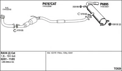 Система выпуска ОГ FENNO купить