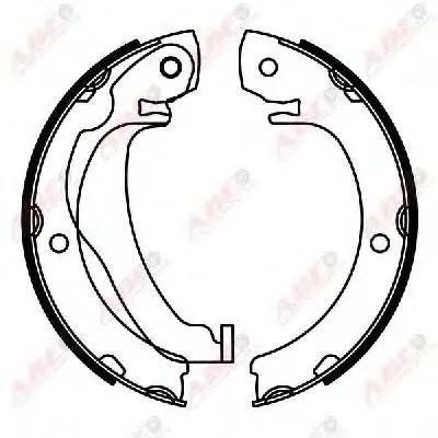 Комплект тормозных колодок, стояночная тормозная система ABE купить
