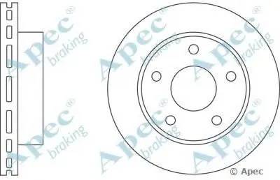 Тормозной диск APEC braking купить