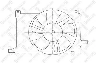 Вентилятор, охлаждение двигателя STELLOX купить