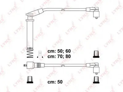Комплект проводов зажигания LYNXauto купить