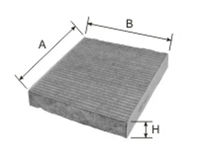 Фильтр, воздух во внутренном пространстве Cabin filter (Charcoal) for OPEL/VAUXHALL/SAAB GOODWILL купить