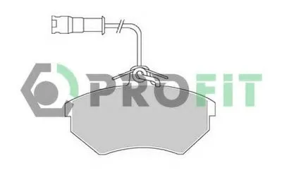 Комплект тормозных колодок, дисковый тормоз PROFIT купить