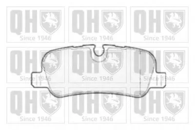 Комплект тормозных колодок, дисковый тормоз QUINTON HAZELL купить