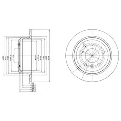 Тормозной диск DELPHI купить