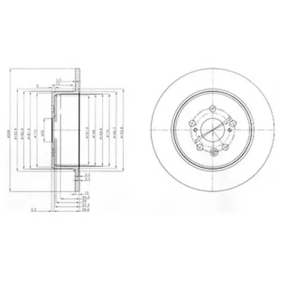 Тормозной диск DELPHI купить