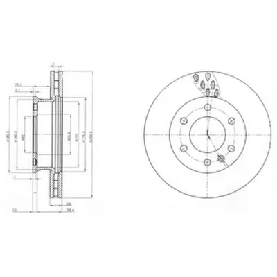 Тормозной диск DELPHI купить