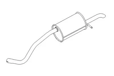 Глушитель выхлопных газов конечный KLARIUS купить