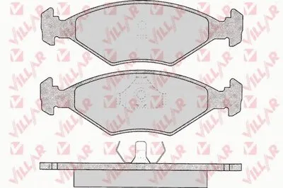 Комплект тормозных колодок, дисковый тормоз VILLAR купить