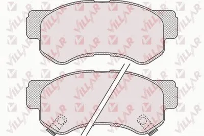 Комплект тормозных колодок, дисковый тормоз VILLAR купить