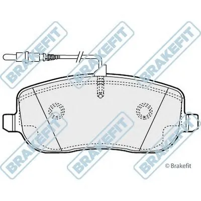 Комплект тормозных колодок, дисковый тормоз Brake Fit APEC braking купить