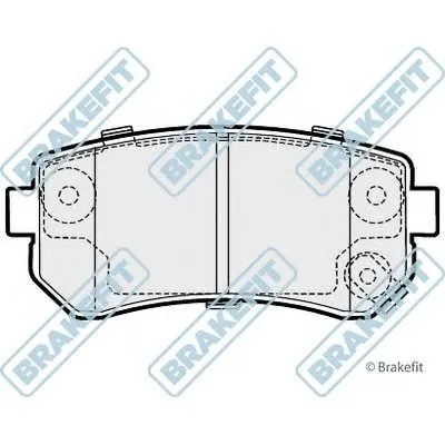 Комплект тормозных колодок, дисковый тормоз Brake Fit APEC braking купить