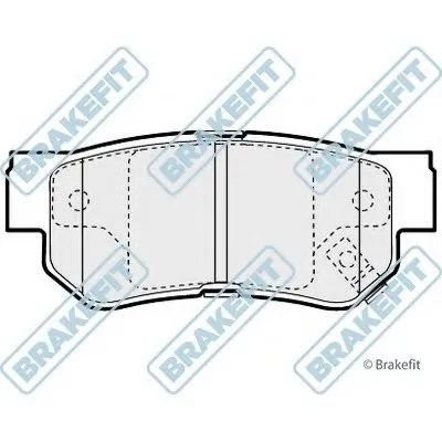 Комплект тормозных колодок, дисковый тормоз Brake Fit APEC braking купить