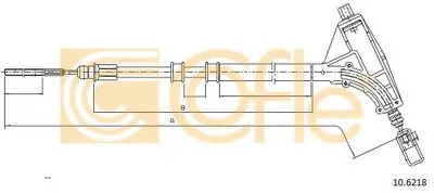 Трос, стояночная тормозная система COFLE купить