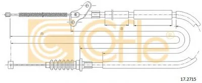 Трос, стояночная тормозная система COFLE купить