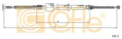 Трос, стояночная тормозная система COFLE купить