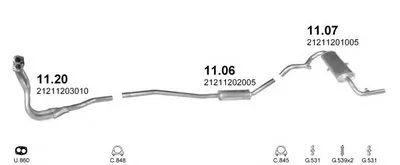 Система выпуска ОГ POLMO купить