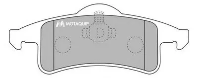 Комплект тормозных колодок, дисковый тормоз MOTAQUIP купить