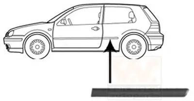 Облицовка / защитная накладка, боковина VAN WEZEL купить