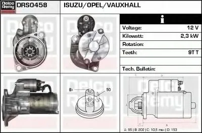 Стартер Remanufactured REMY (Light Duty) DELCO REMY купить