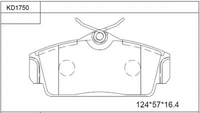 Комплект тормозных колодок, дисковый тормоз ASIMCO купить