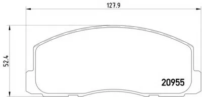 Комплект тормозных колодок, дисковый тормоз HELLA купить