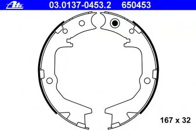 Комплект тормозных колодок, стояночная тормозная система ATE купить