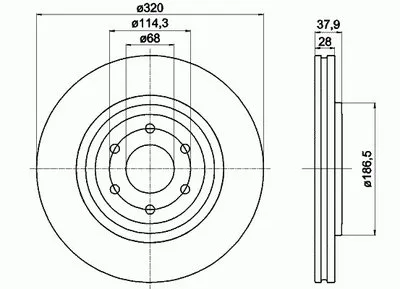 Тормозной диск TEXTAR купить