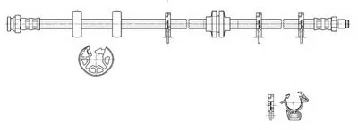 Тормозной шланг KAWE купить