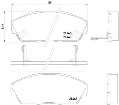 Комплект тормозных колодок, дисковый тормоз HELLA PAGID купить