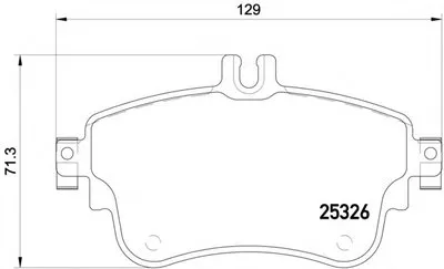 Комплект тормозных колодок, дисковый тормоз HELLA PAGID купить