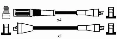 Комплект проводов зажигания NGK купить