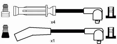 Комплект проводов зажигания NGK купить
