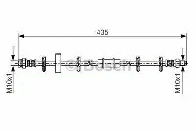 Тормозной шланг BOSCH купить