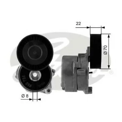 Натяжной ролик, поликлиновой  ремень DriveAlign® GATES купить