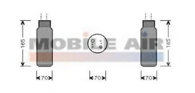 Осушитель, кондиционер VAN WEZEL купить