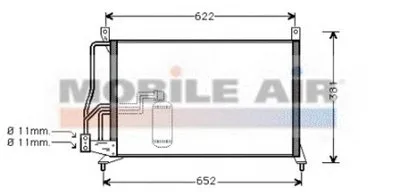 Конденсатор, кондиционер VAN WEZEL купить