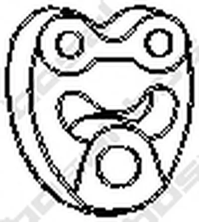 Резиновые полоски, система выпуска BOSAL купить