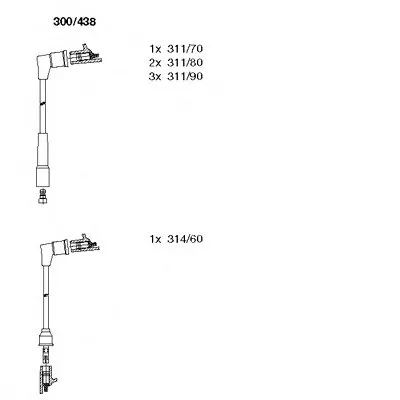 Комплект проводов зажигания BREMI купить