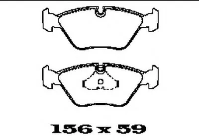 Комплект тормозных колодок, дисковый тормоз FTE купить