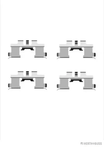 Комплектующие, колодки дискового тормоза HERTH+BUSS JAKOPARTS купить