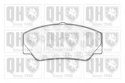 Комплект тормозных колодок, дисковый тормоз QUINTON HAZELL купить