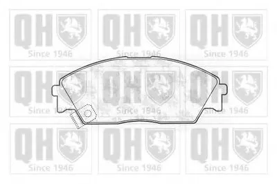 Комплект тормозных колодок, дисковый тормоз QUINTON HAZELL купить