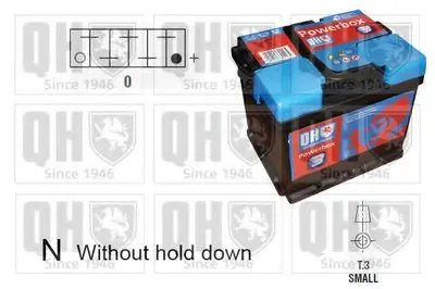 Стартерная аккумуляторная батарея PowerBox 3 QUINTON HAZELL купить