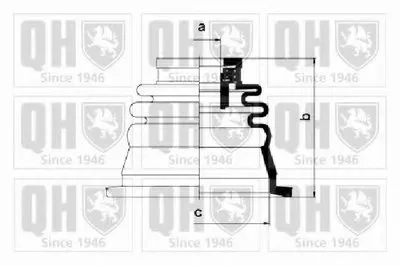 Комплект пылника, приводной вал QUINTON HAZELL купить