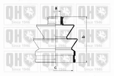 Комплект пылника, приводной вал QUINTON HAZELL купить